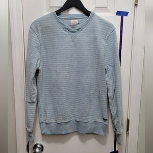 Faherty Light Blue Crewneck Sweater